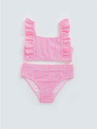 Pembe H Zl Kuruyan Izgili K Z Ocuk Bikini S Ce Z Lhk Lcw