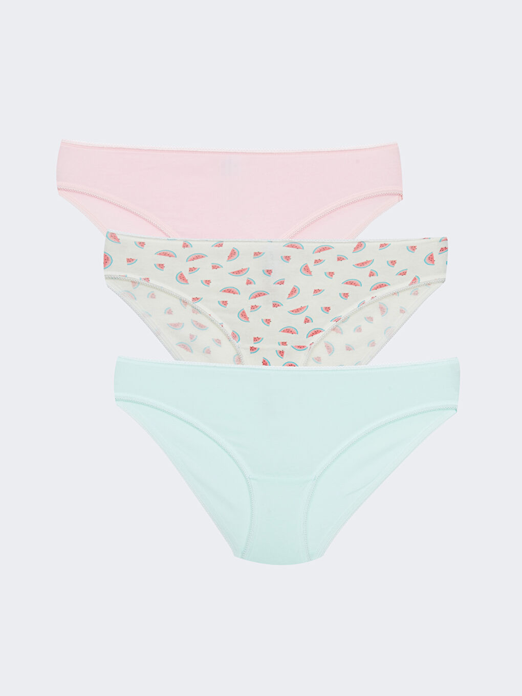 Patterned Bikini Briefs 3 Pack S2JC11Z8 LRA S2JC11Z8 LRA LC Waikiki