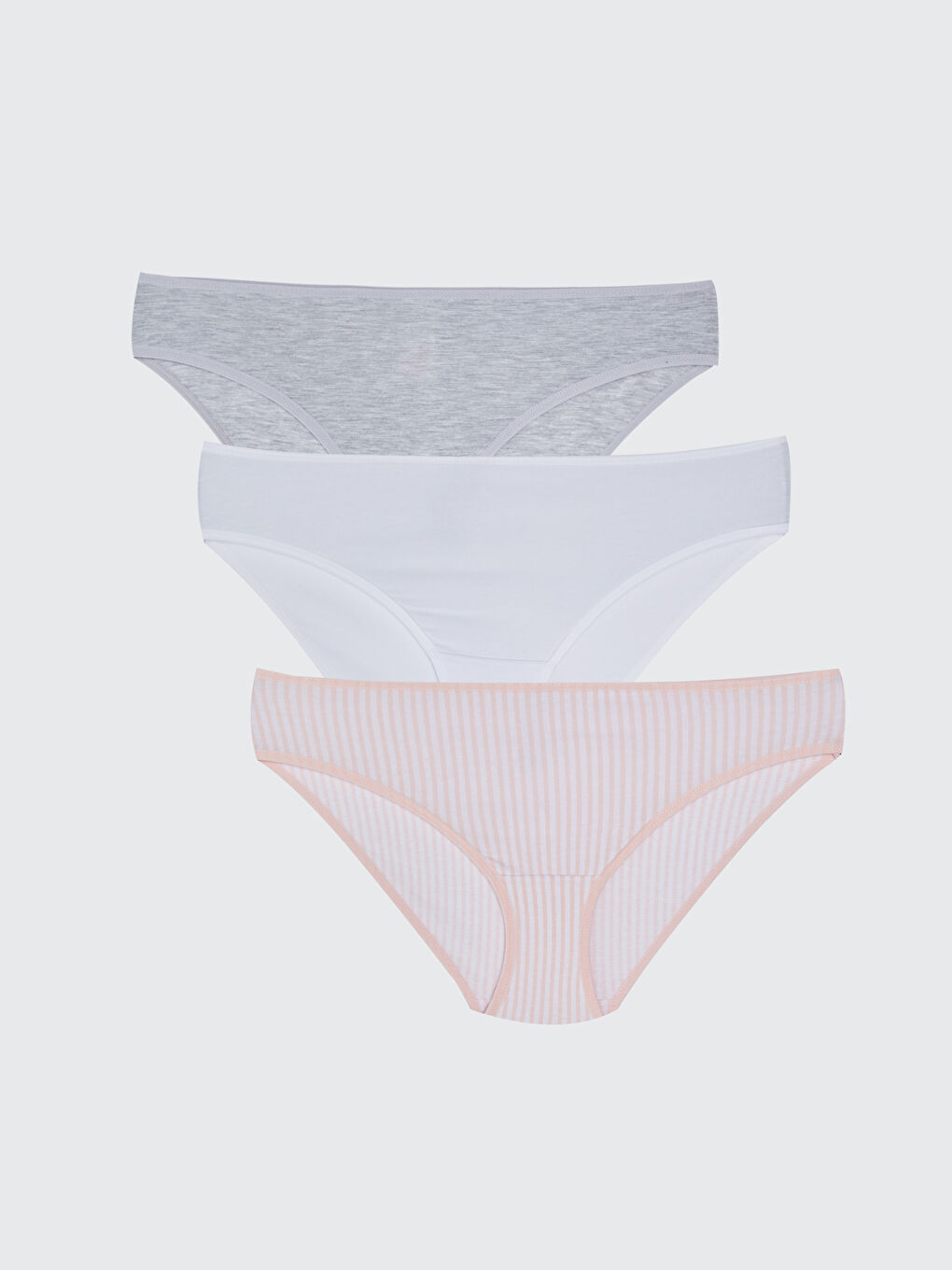 Plain Bikini Briefs 3 Pack S37060Z8 LSZ S37060Z8 LSZ LC Waikiki