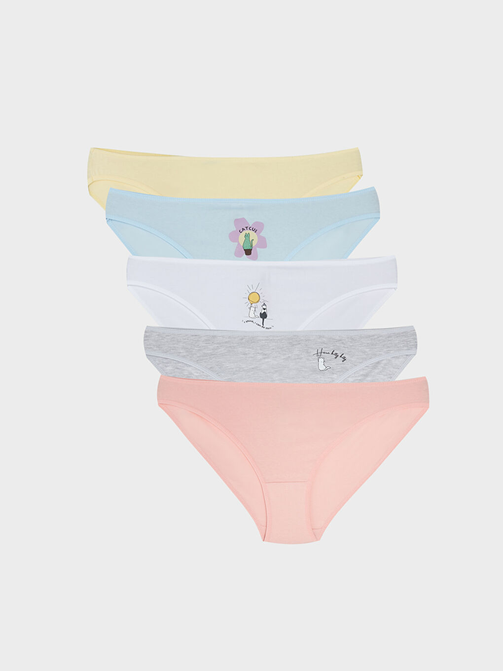 Printed Bikini Briefs Pack S Cd Z Ffb S Cd Z Ffb Lc Waikiki