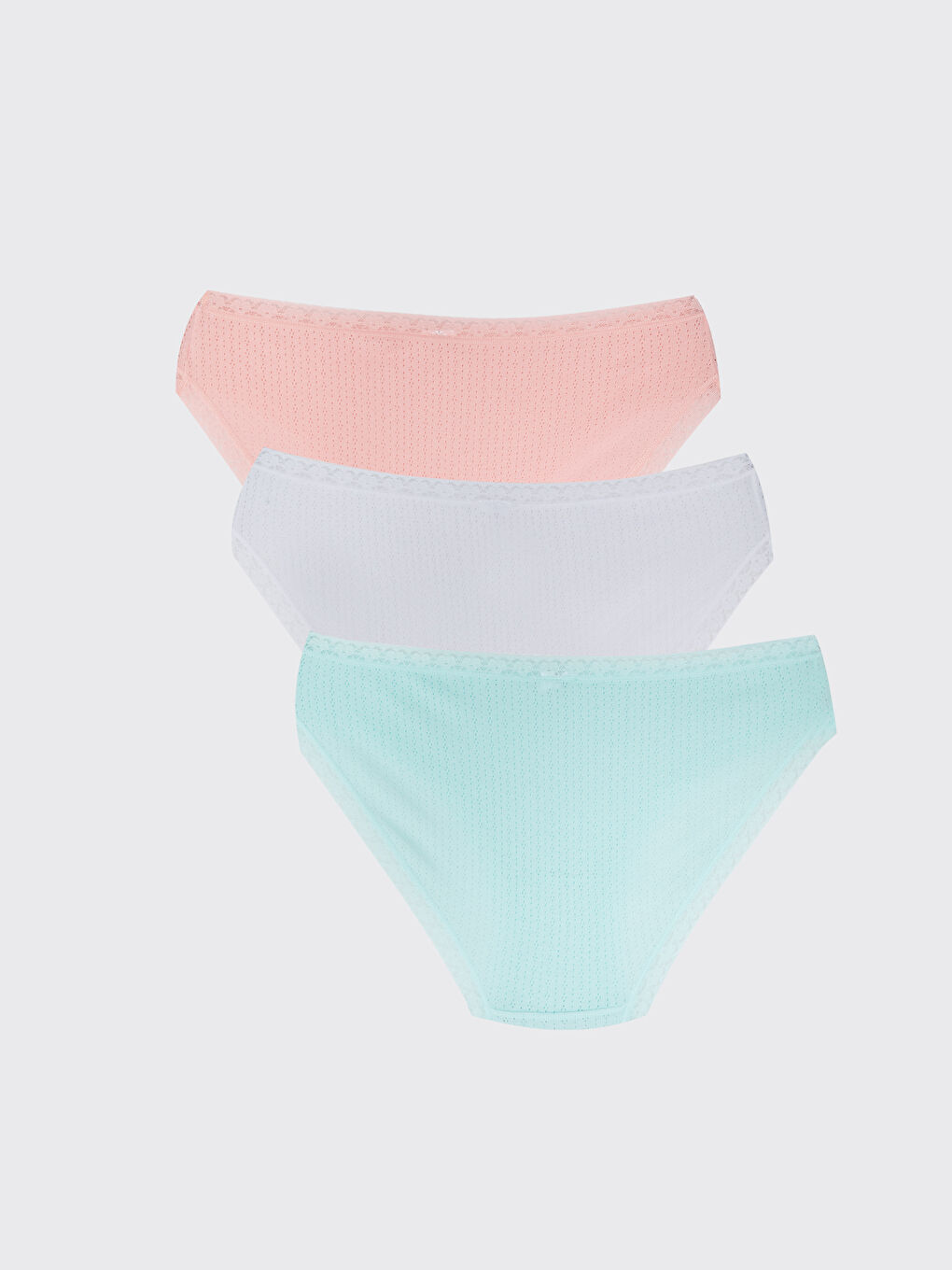 MAVİ Dantel Detaylı Bikini Külot lü Paket S DE Z FVQ LCW