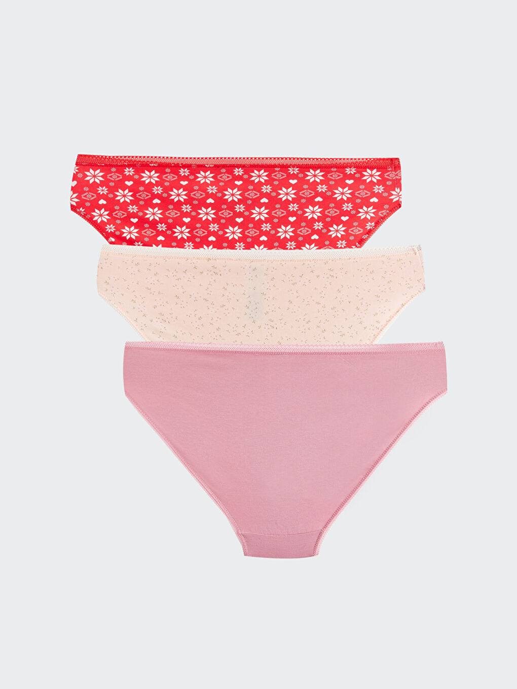 Kirmizi Desenli Bikini K Lot L Paket W Im Z Ltq Lcw