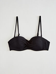 SİYAH Büzgü Detaylı Bikini Üst 0S0825Z8 CVL LC Waikiki