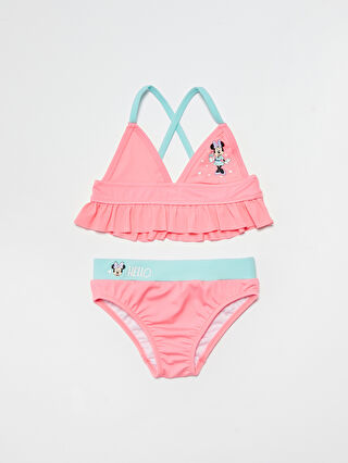 Pembe Esnek Kuma Tan Minnie Mouse Bask L K Z Bebek Bikini Tak M