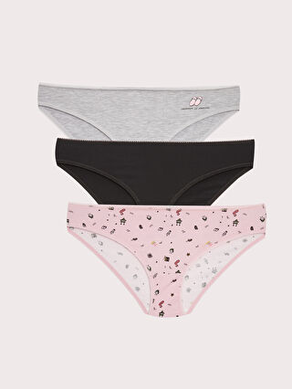 Patterned Jersey Bikini Panties Pack S Fh Z Lt S Fh Z Lt