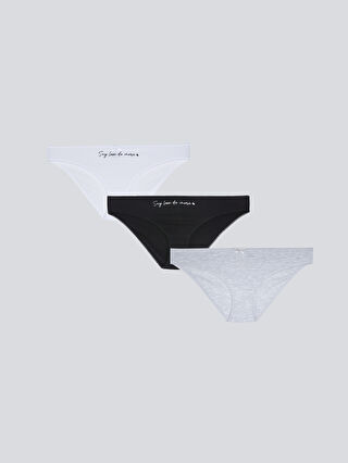 Printed Bikini Briefs Pack S Z Cvl S Z Cvl Lc Waikiki