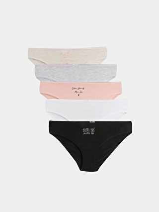 Printed Bikini Briefs Pack W Z G G W Z G G Lc Waikiki