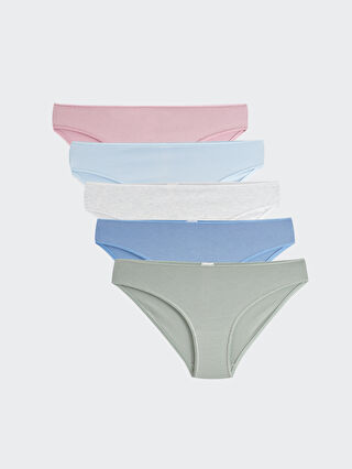 Plain Bikini Panties 5 Pack W3AA59Z8 GTG W3AA59Z8 GTG LC Waikiki