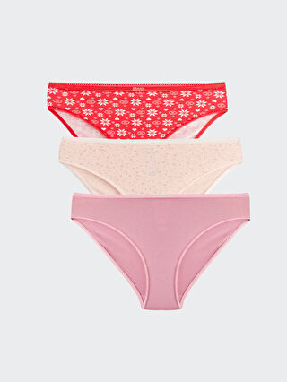 Patterned Bikini Briefs Pack W Im Z Ltq W Im Z Ltq Lc Waikiki
