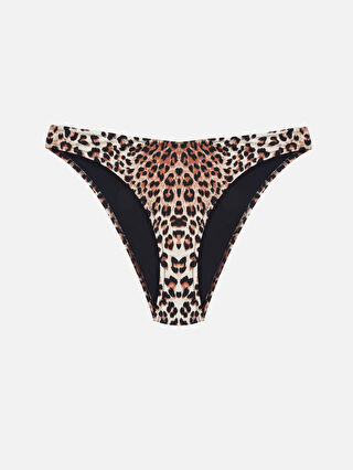 Lc Waikiki Brazilian Leopard Patterned Women S Bikini Bottom S Z Lqj S Z Lqj Lc