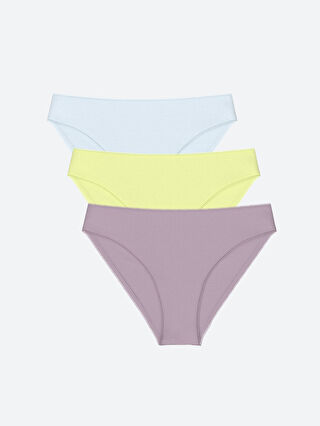 Plain Bikini Briefs Pack S Dd Z V N S Dd Z V N Lc Waikiki