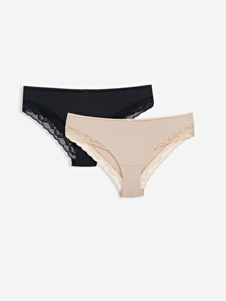 Lace Detailed Bikini Panties Pack W Z D P W Z D P Lc