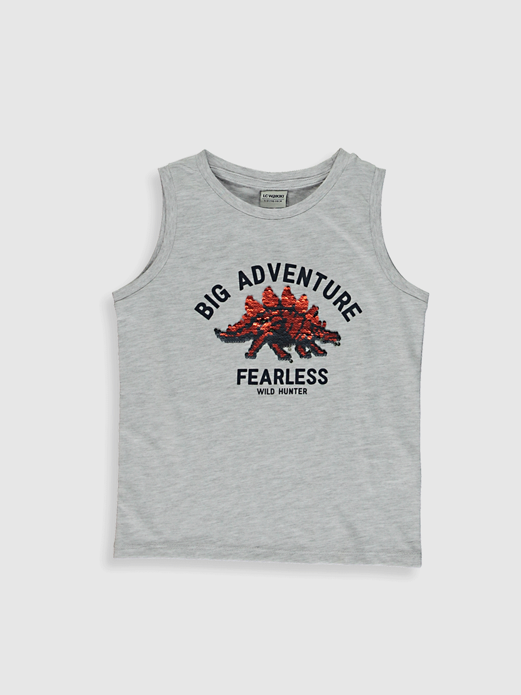LCW Kids Jungen Tanktop mit Wendepailletten -0SB621Z4-LAK