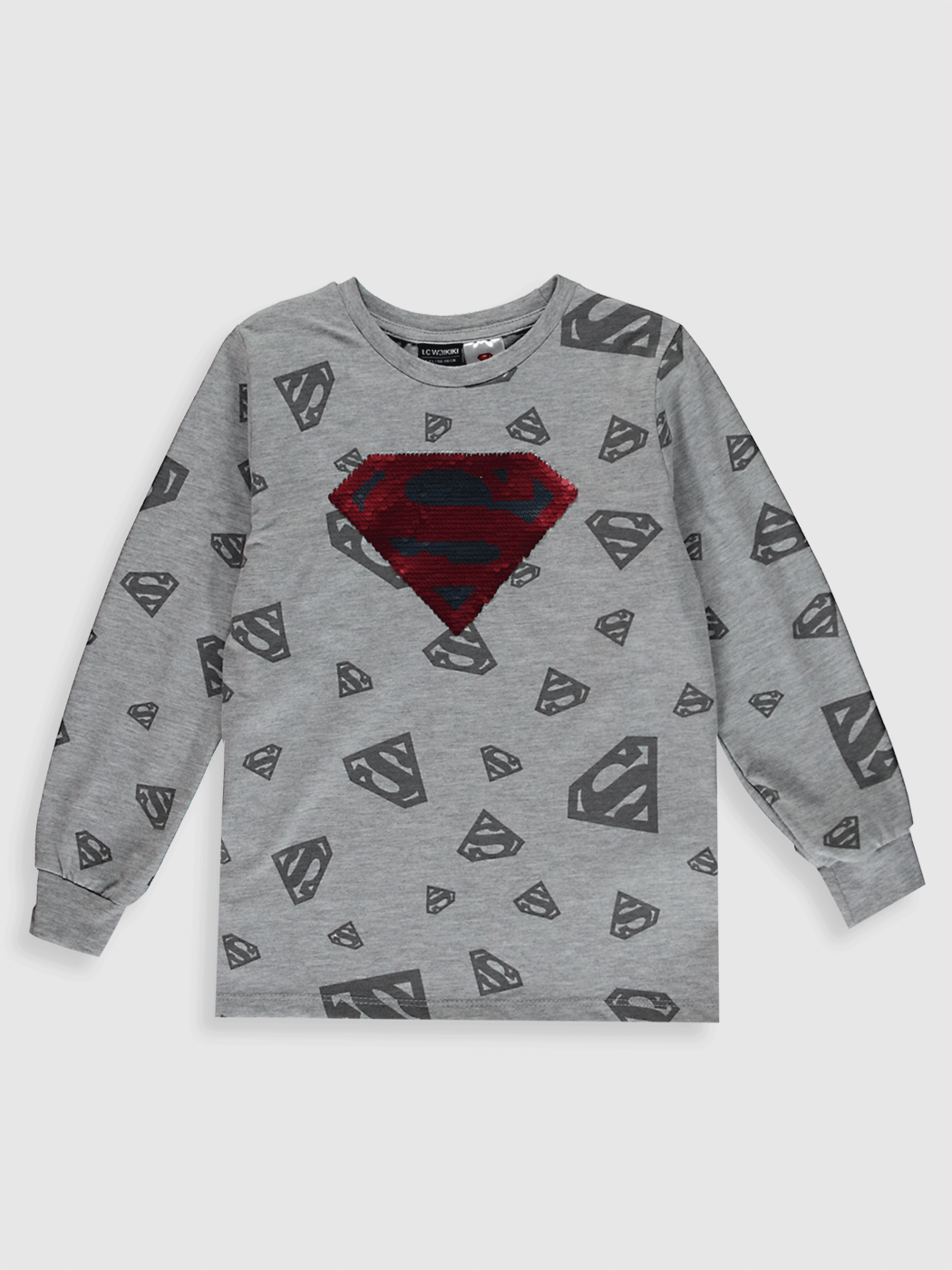 LCW Kids Jungen Superman T-Shirt mit Wendepailletten -0WBG42Z4-LRW