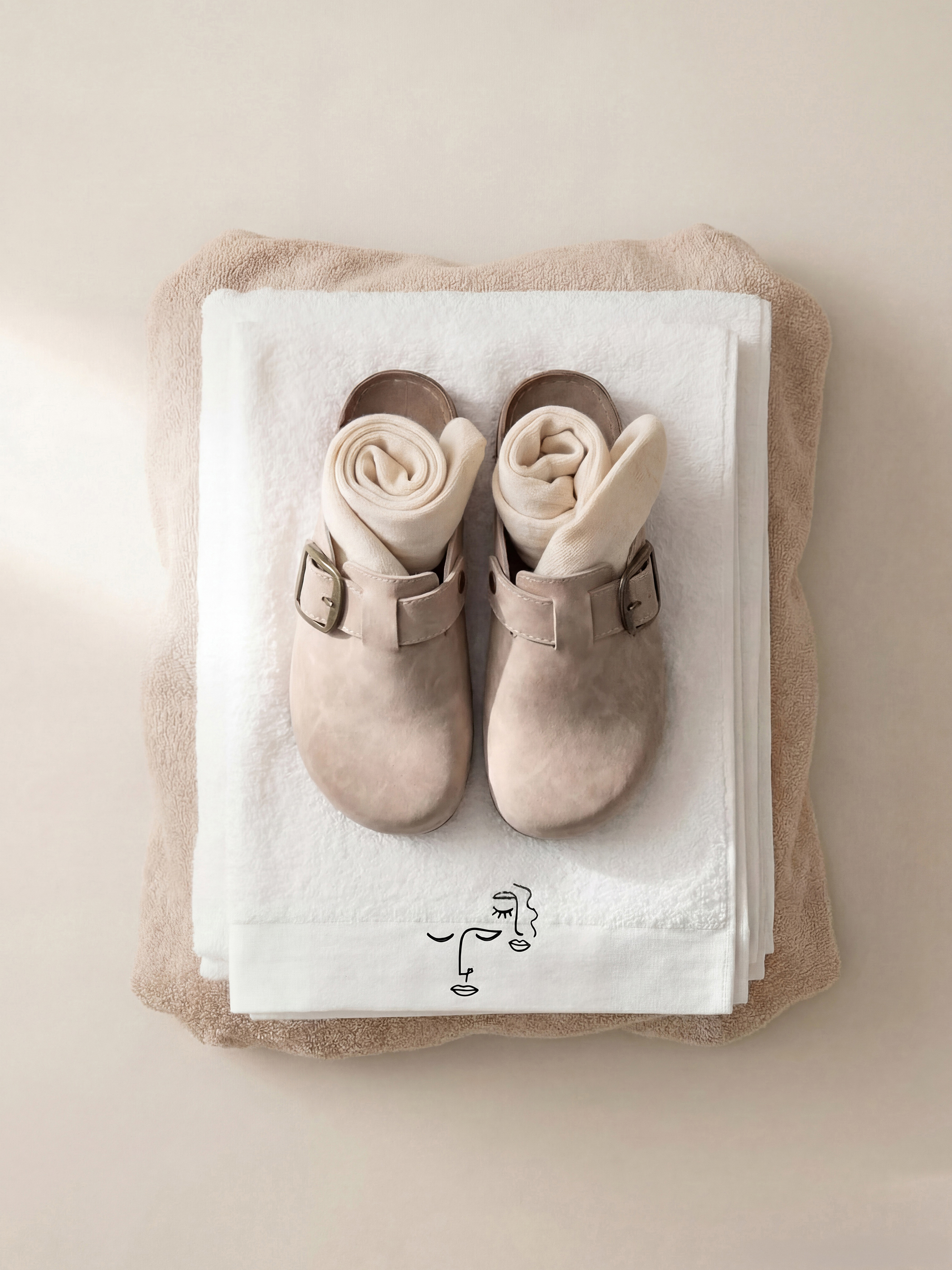 LCW STEPS Süet Görünümlü Kadın Ev Terliği - W5KB19Z8-D8X