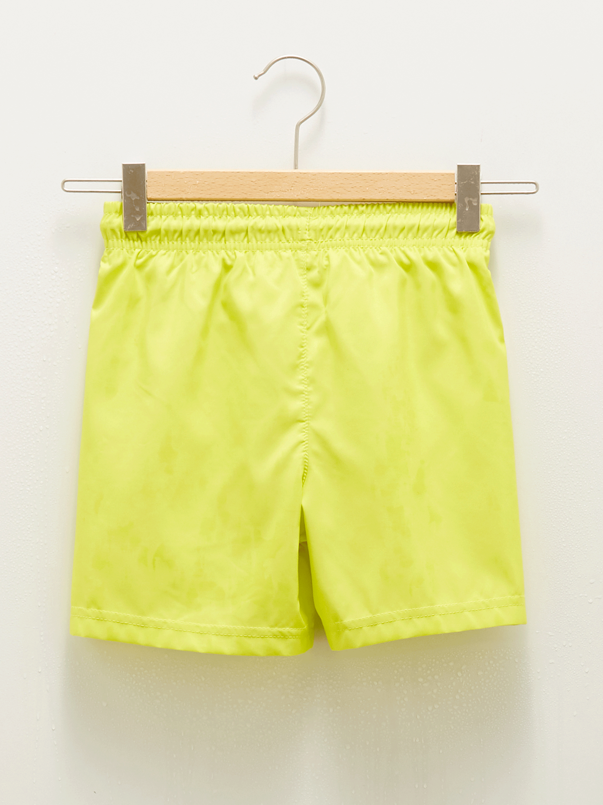 Boy's Sea Shorts with Elastic Waist Showing Water Pattern-3