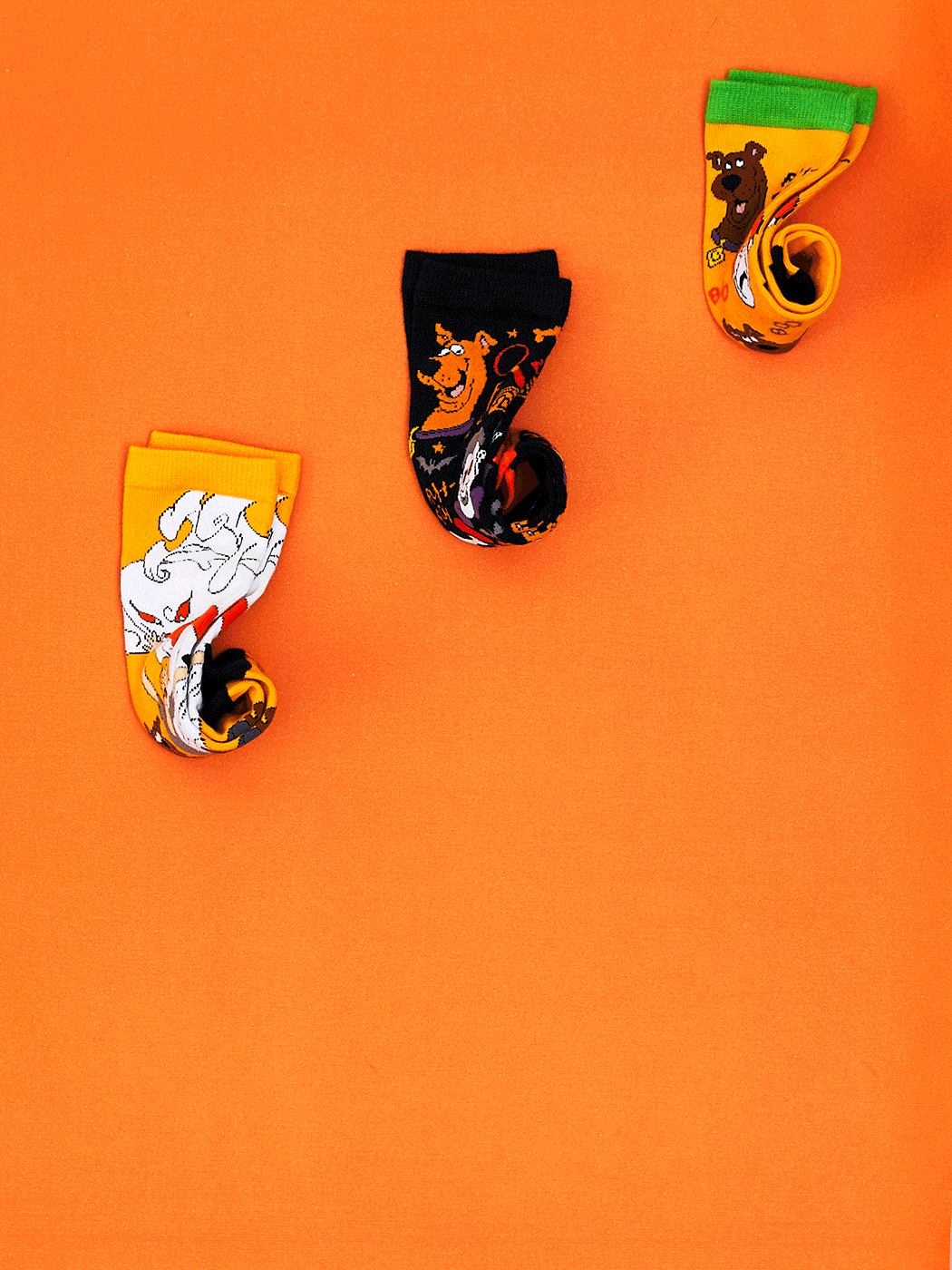 Scooby Doo Desenli Erkek Çocuk Soket Çorap 3'lü