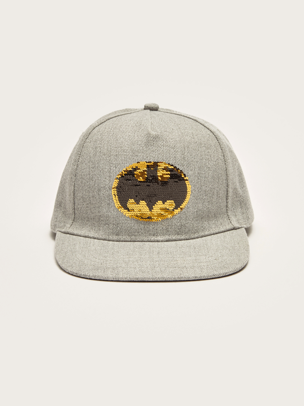 Gri Justice League Lisanslı Erkek Çocuk Hip Hop Şapka