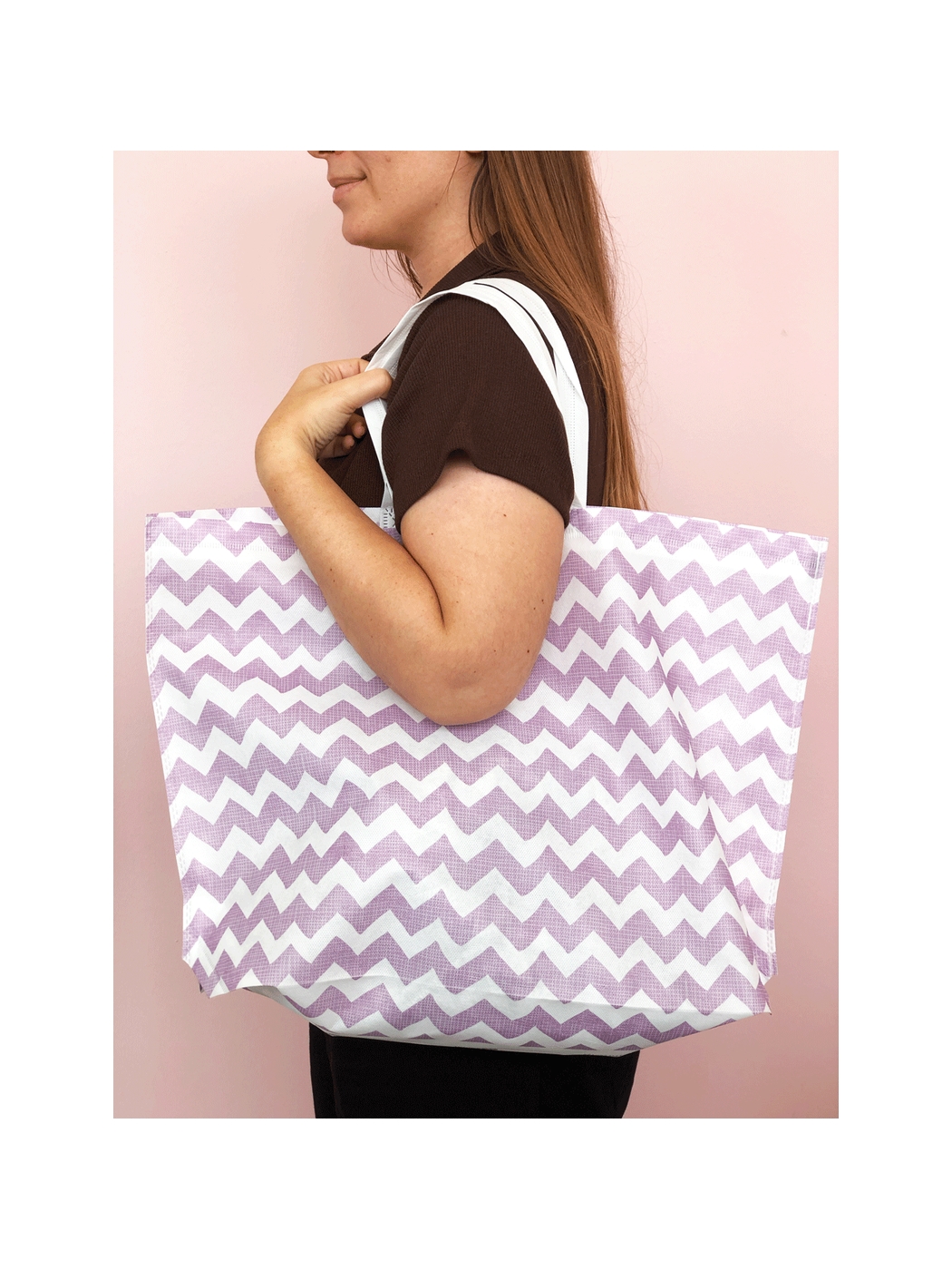 Karışık Baskılı Kadın Plaj Çantası