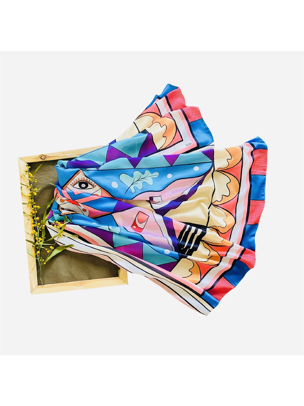 Karışık Desenli Kadın Pareo-2