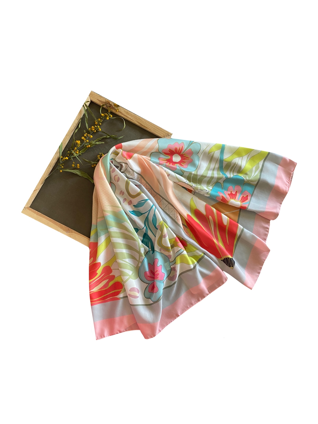 Karışık Desenli Kadın Pareo-3