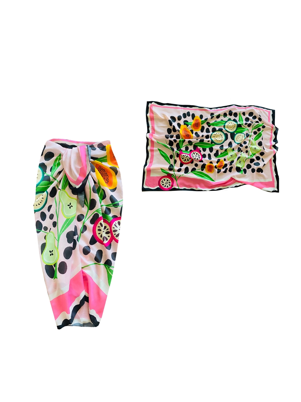 Karışık Desenli Kadın Pareo-4