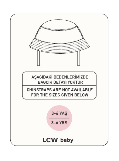 LCW baby Sarı 3 Boyutlu Erkek Bebek Bucket Şapka - 1