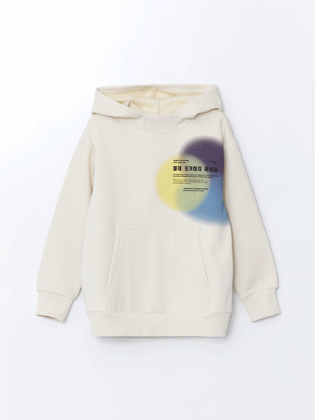 Hooded Boys' Thick Sweatshirt-2
