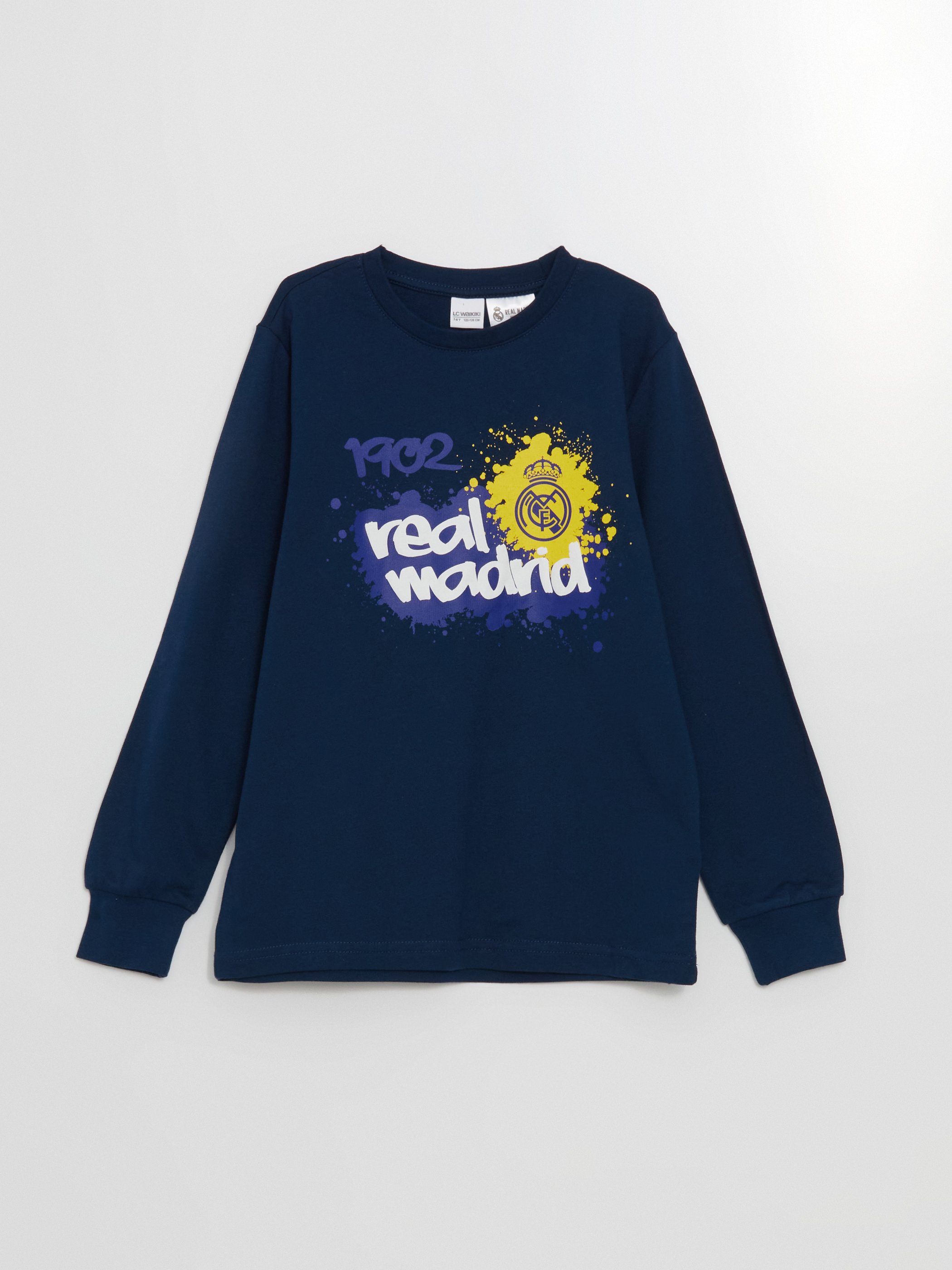 LCW Kids Real Madrid Baskılı Erkek Çocuk Pijama Üst