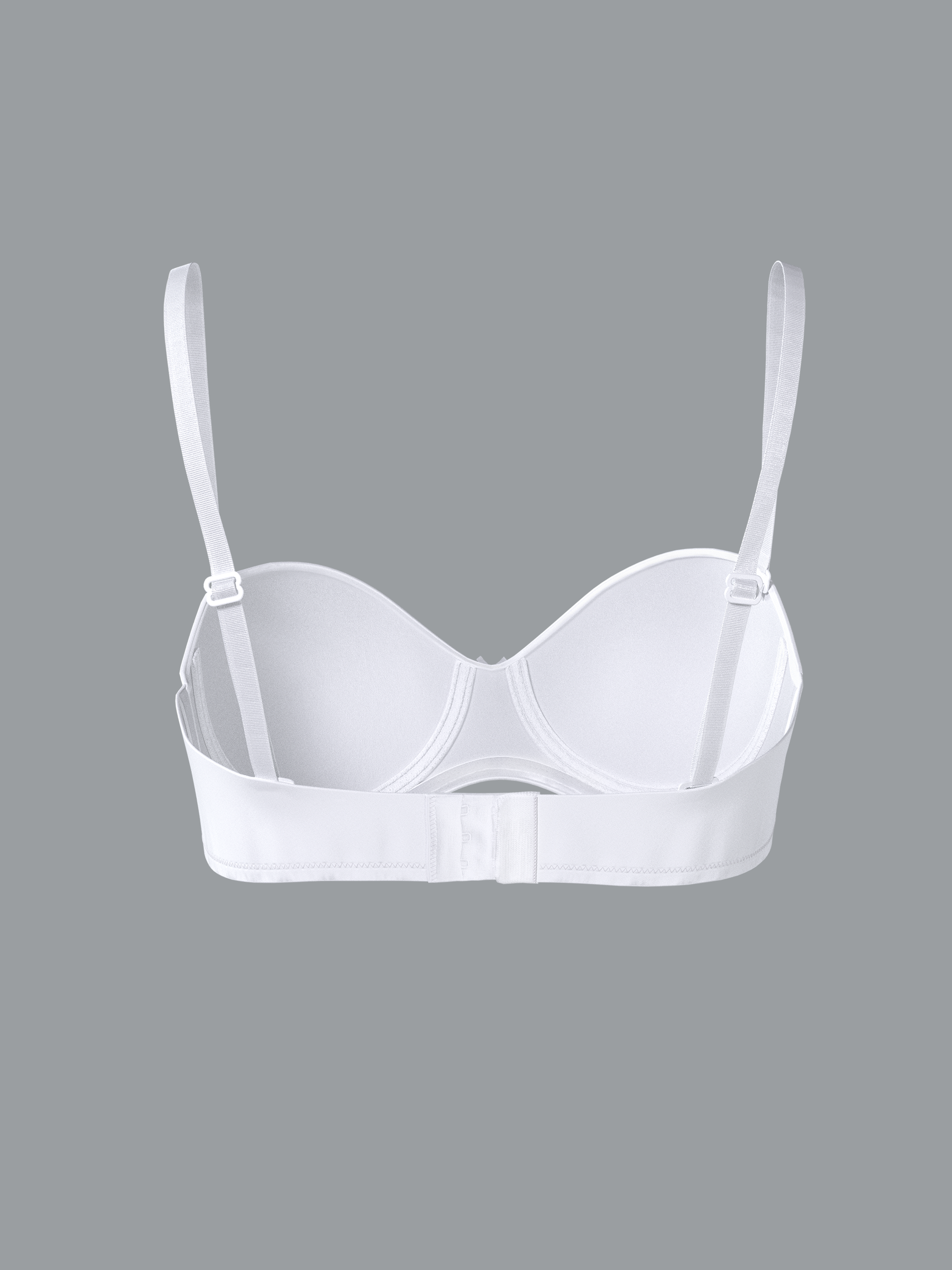 Wired Non-Padded Plain Strapless Bra-3