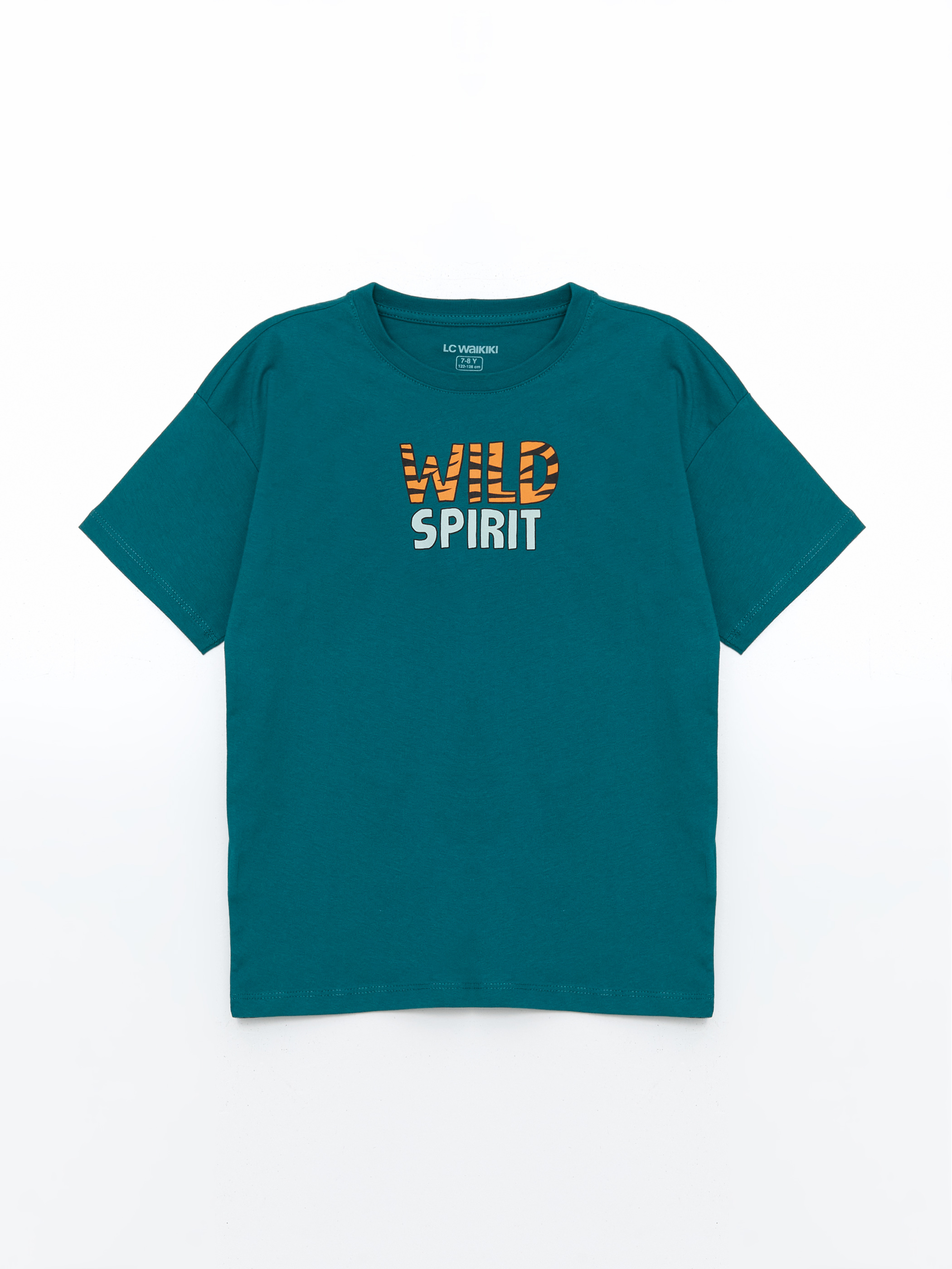 LCW Kids Baskılı Erkek Çocuk Pijama Üst