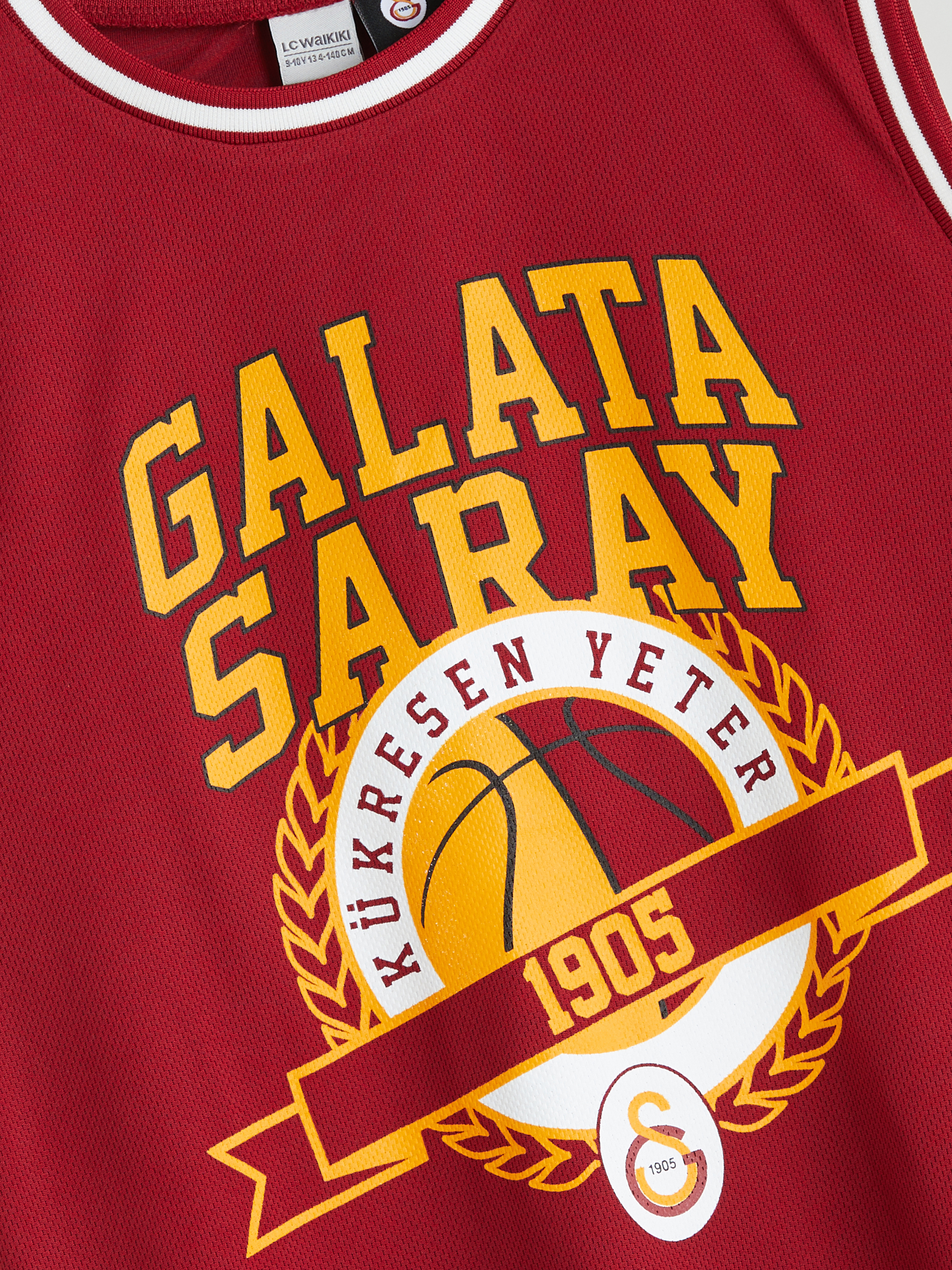 Kırmızı Galatasaray Baskılı Erkek Çocuk Atlet-2