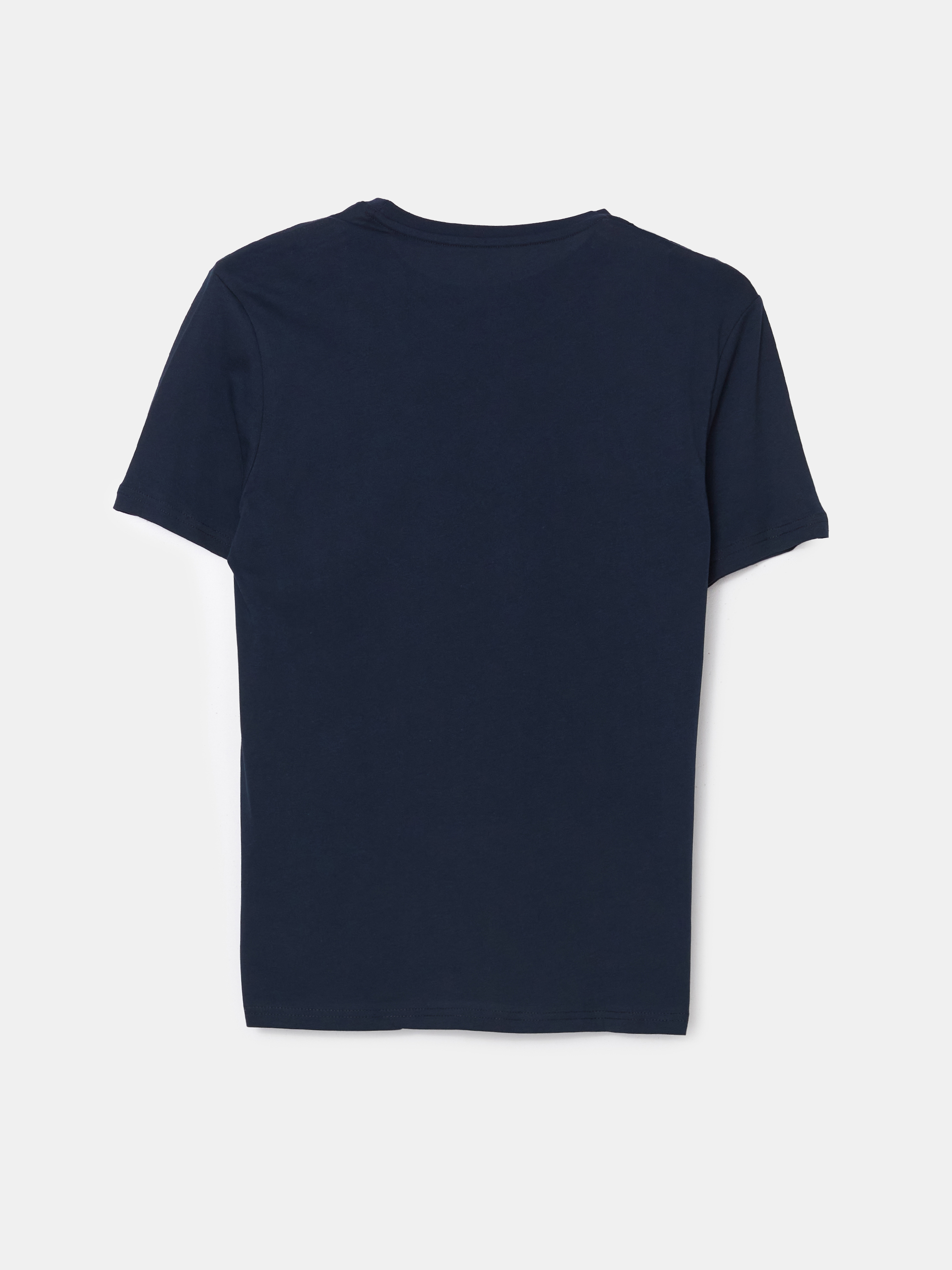 Lacivert Bisiklet Yaka Erkek Pijama Üst-1