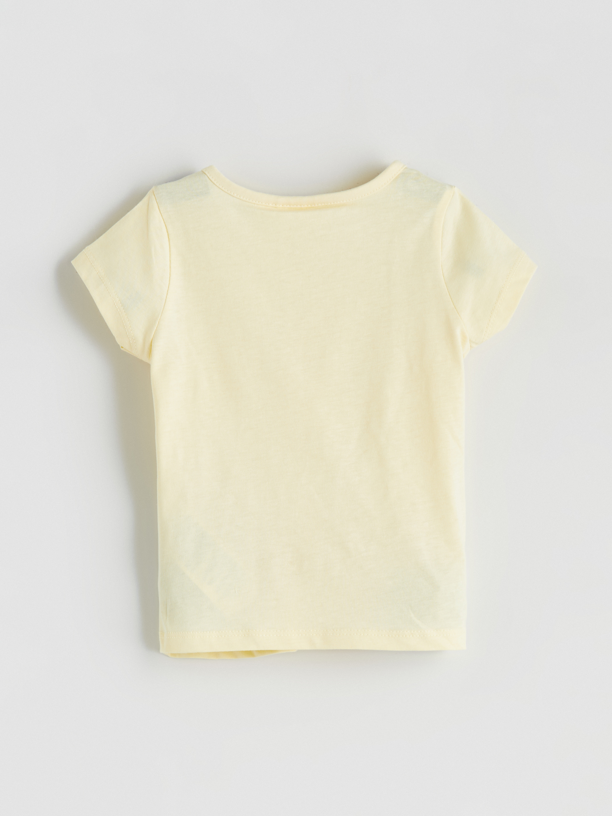 Sarı Tweety Baskılı Kız Bebek Pijama Üst-1