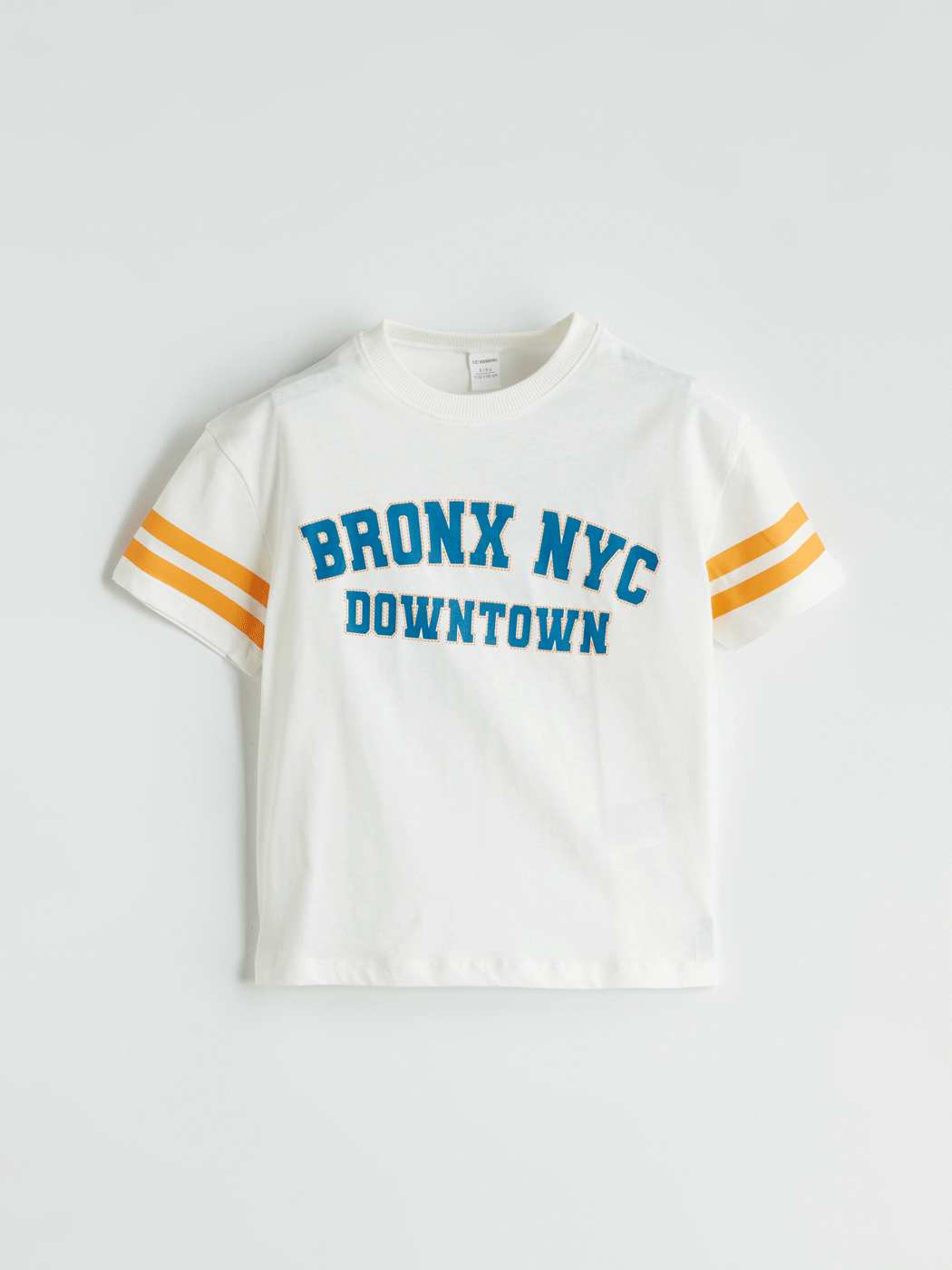 Crew Neck Printed Boy's T-Shirt -S5PL39Z1-R9J