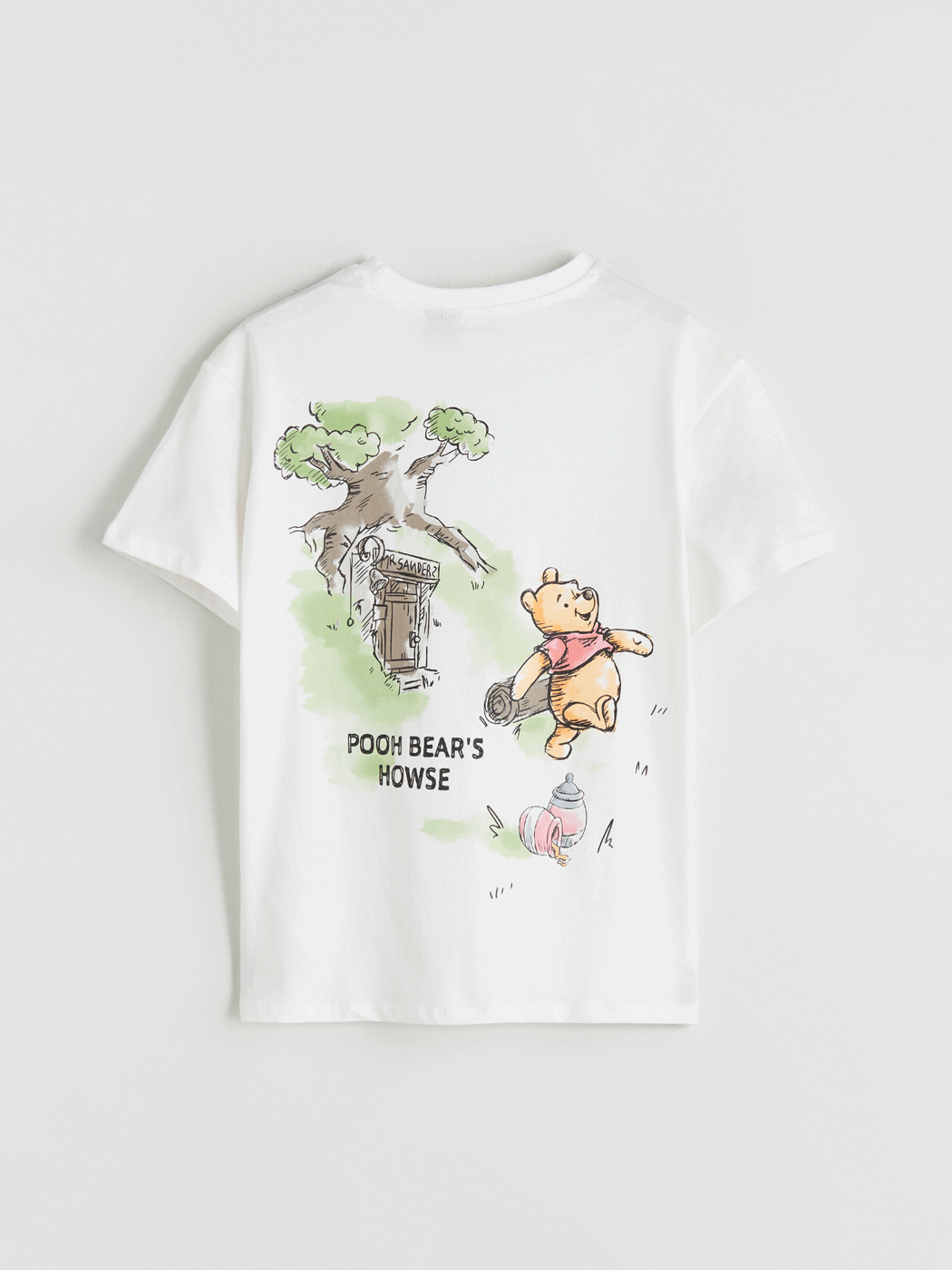 LCW Kids Bisiklet Yaka Winnie the Pooh Baskılı Kız Çocuk Tişört - S5PT22Z4-R9J