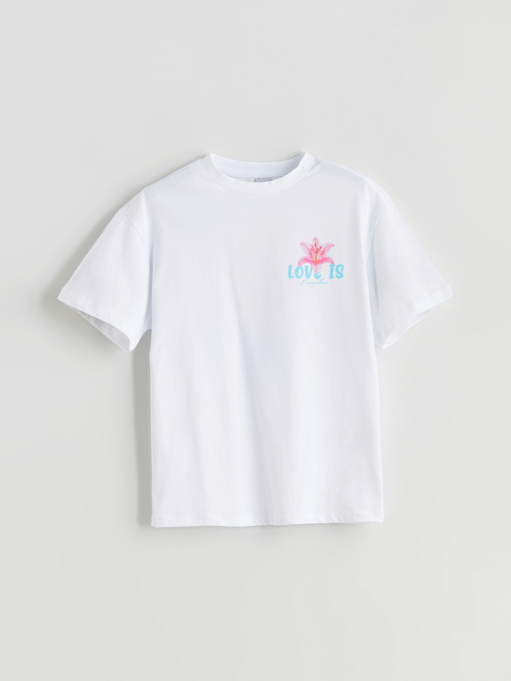 LCW Kids Crew Neck Floral Girls' T-Shirt -S5S664Z4-Q6K