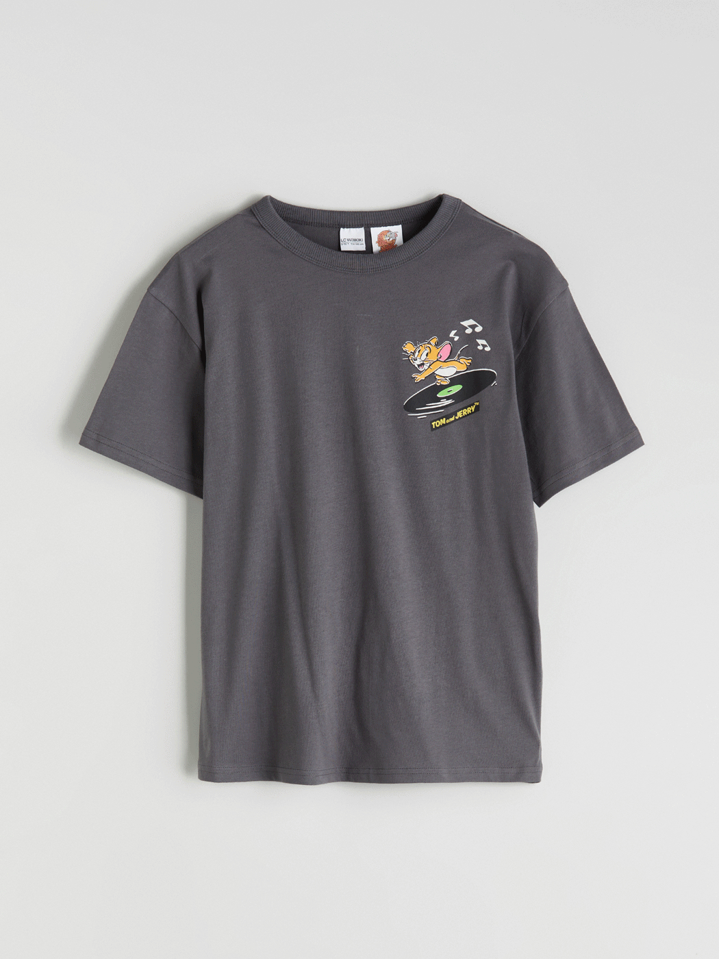 LCW Kids дөңгелек жағалы том и джерри принтті ұлдарға арналған футболка