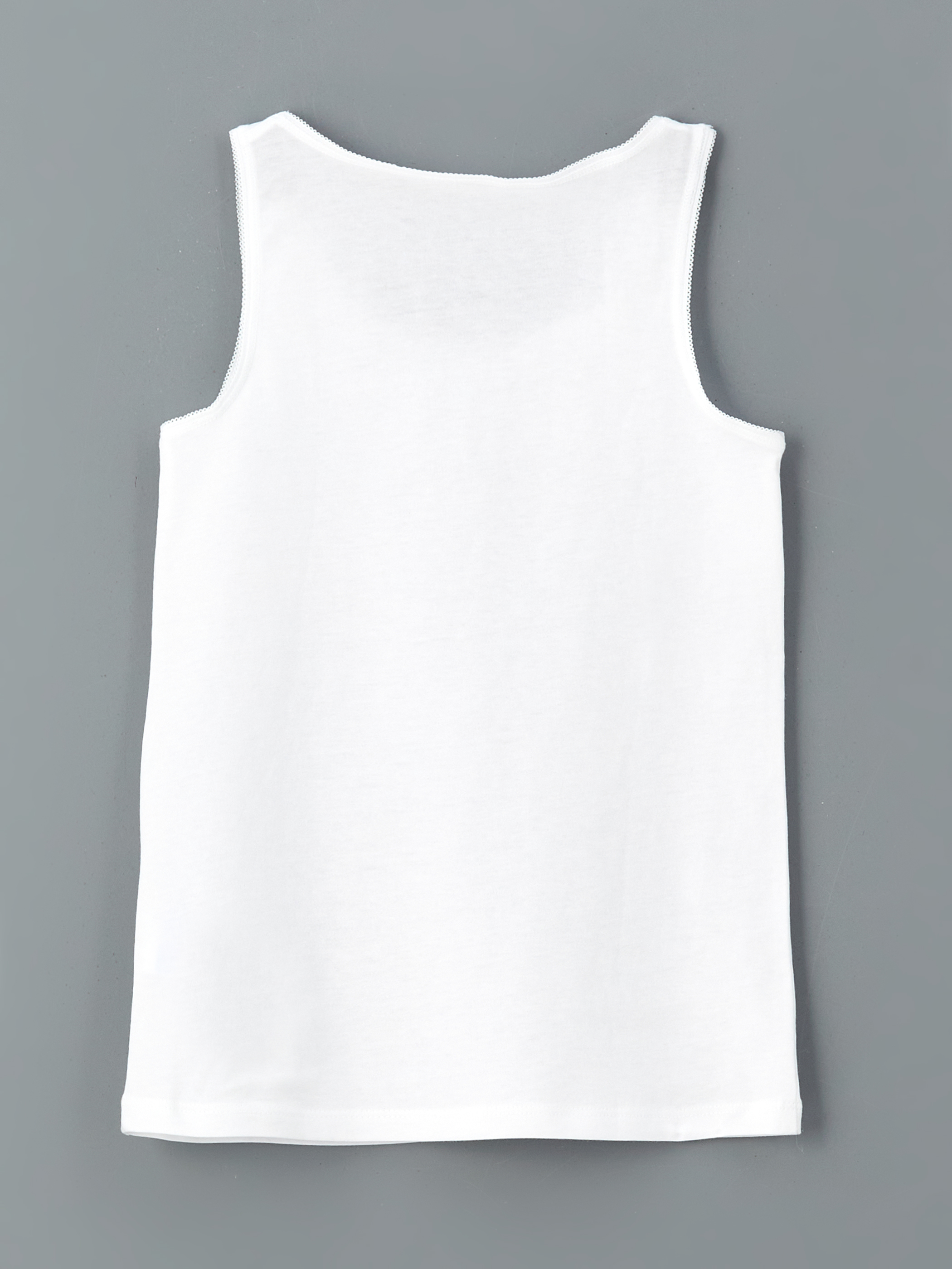 Crew Neck Girls' Vest-1