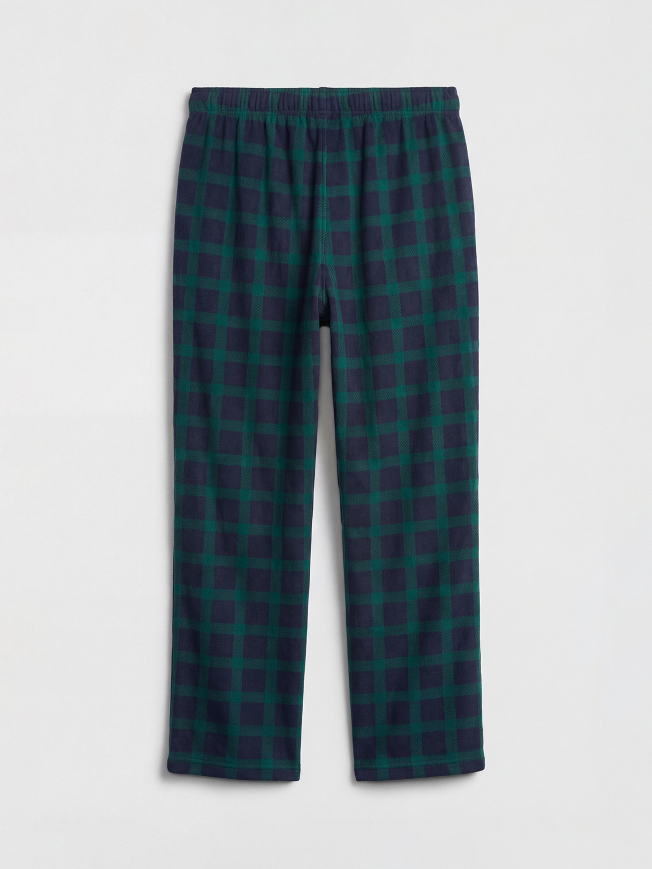 Yeşil Standart Kalıp Ekose Erkek Pijama Alt-1