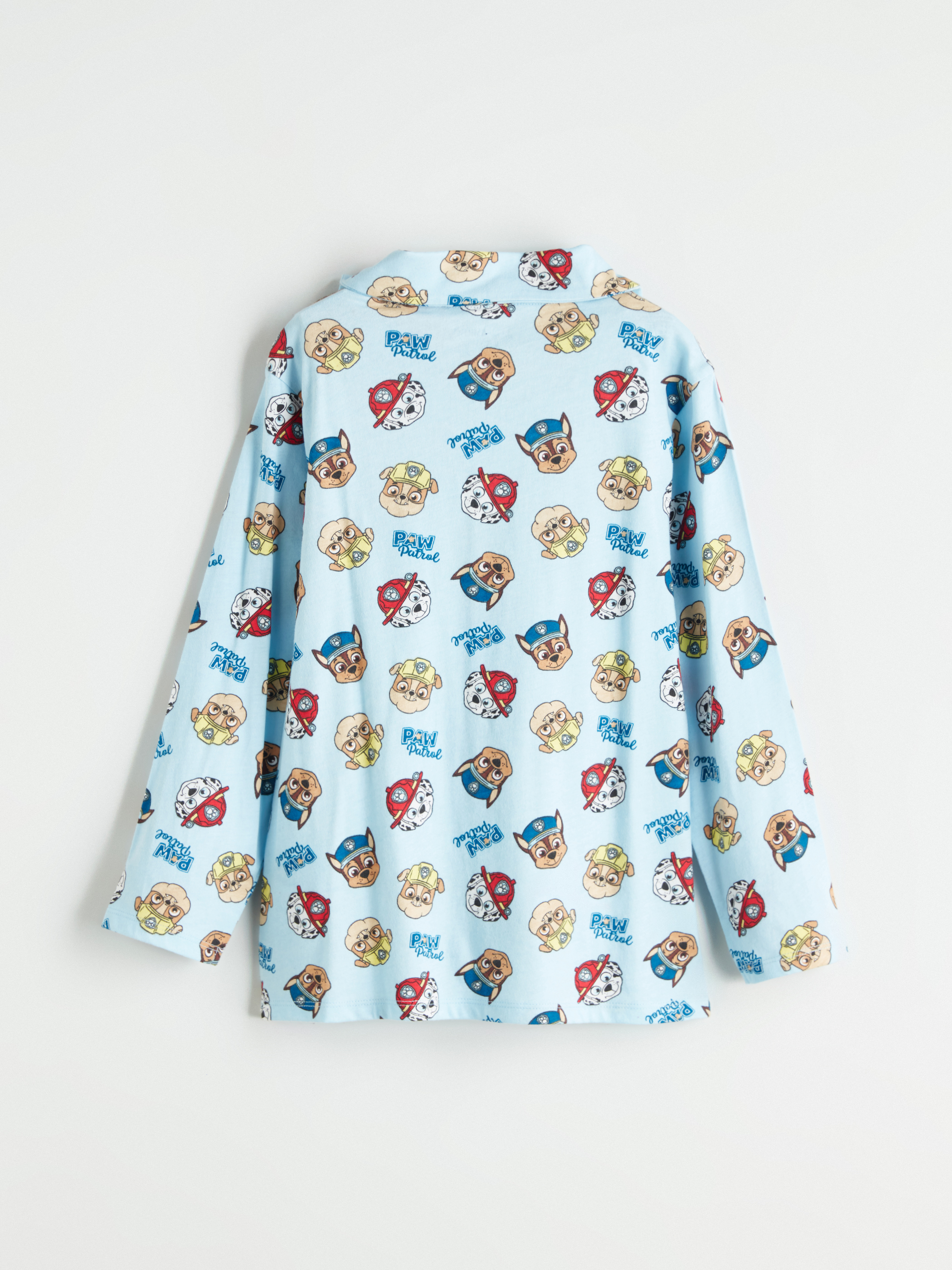 Mavi Desenli Erkek Çocuk Pijama Üst-1
