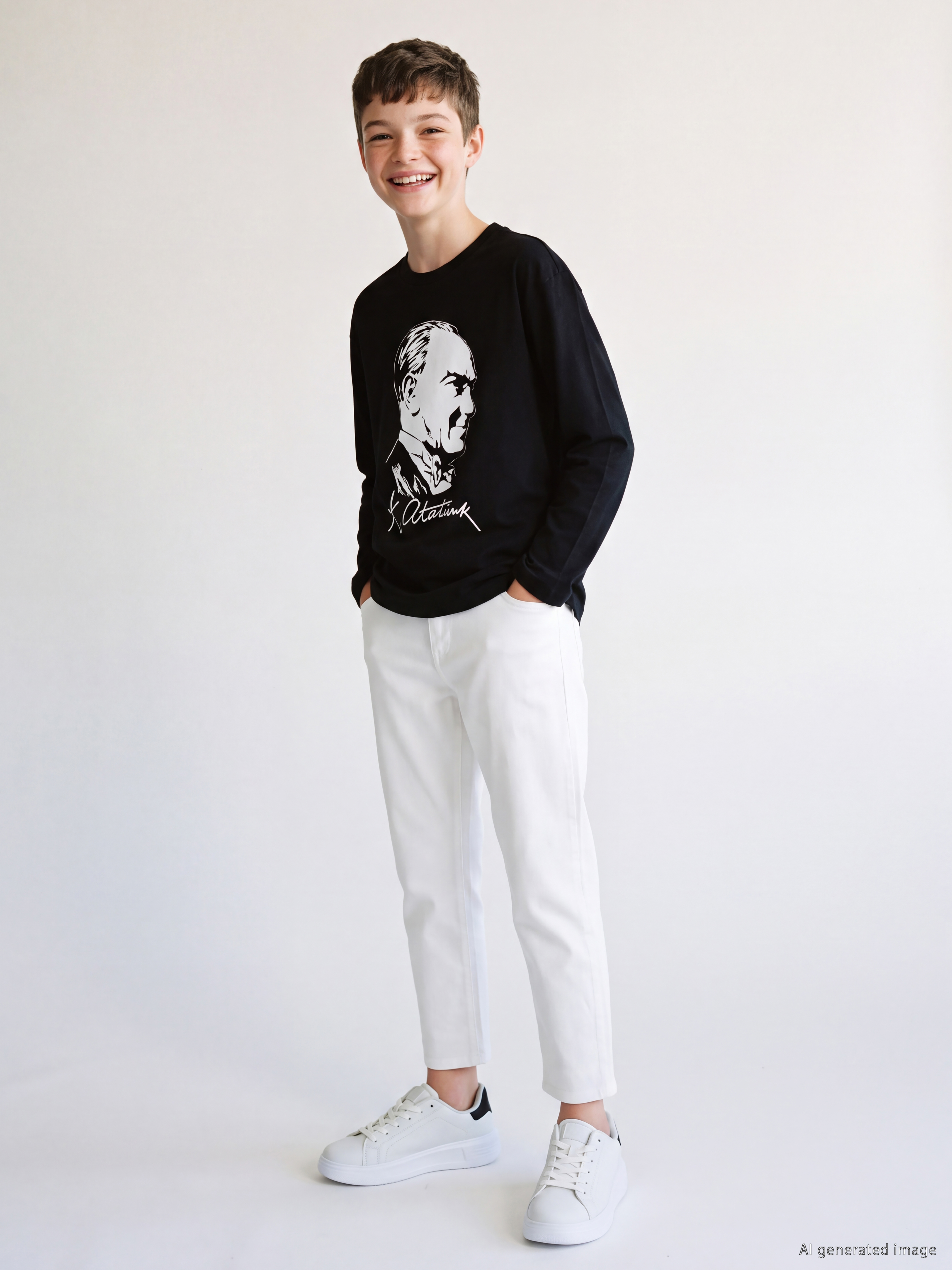 LCW Kids Slim Fit Erkek Çocuk Okul Pantolonu