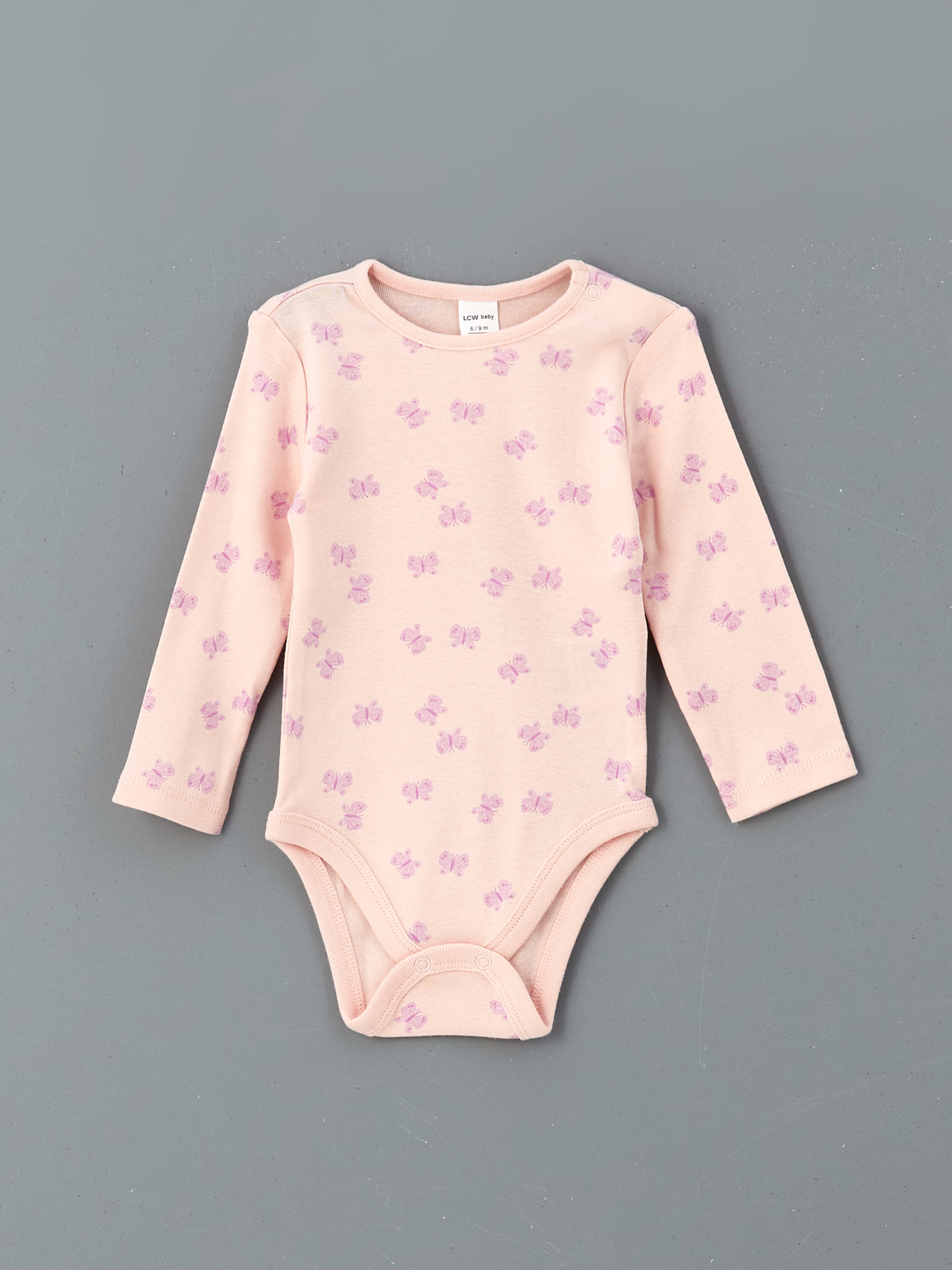 LCW baby Kız Bebek Çıtçıtlı Body