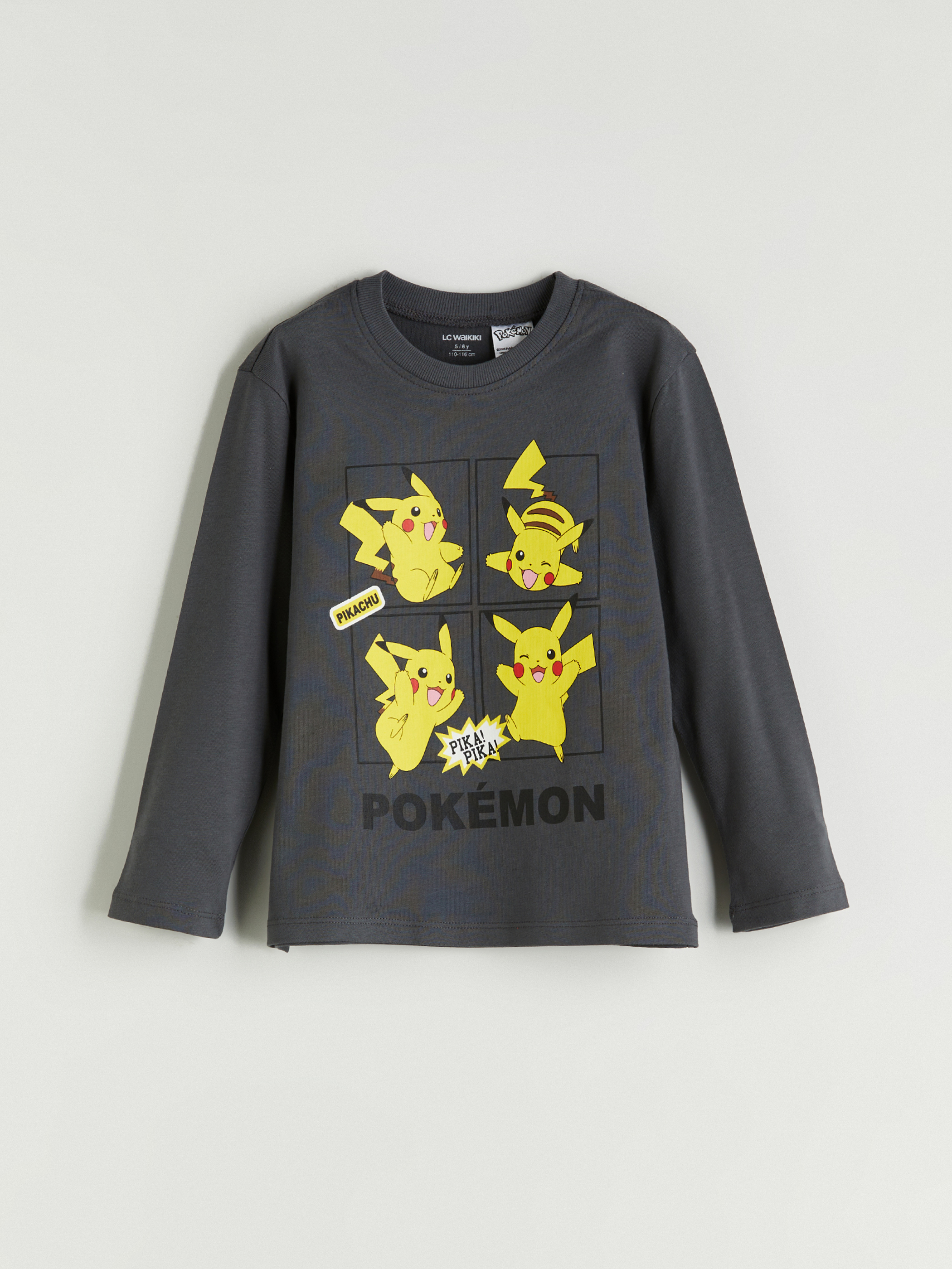 LCW Kids Pikachu Baskılı Erkek Çocuk Tişört