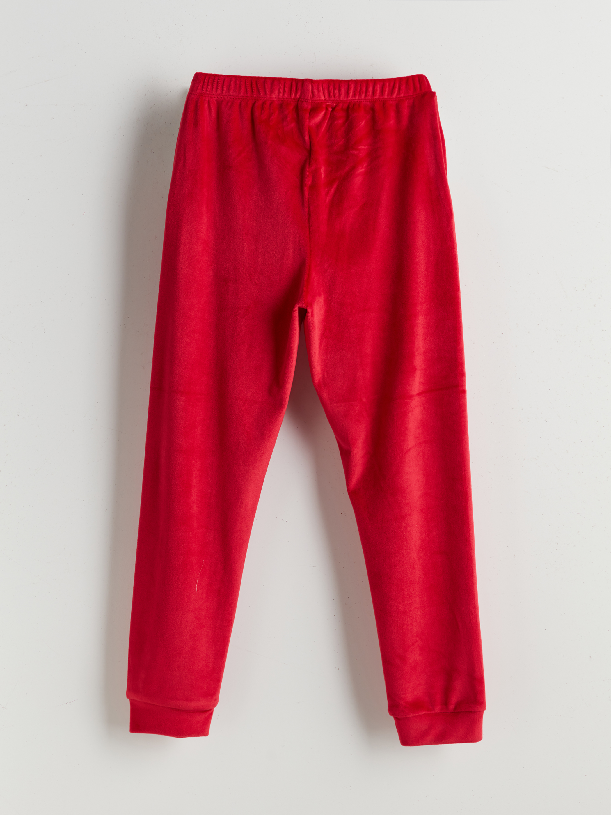 Kırmızı Kız Çocuk Pijama Alt-1