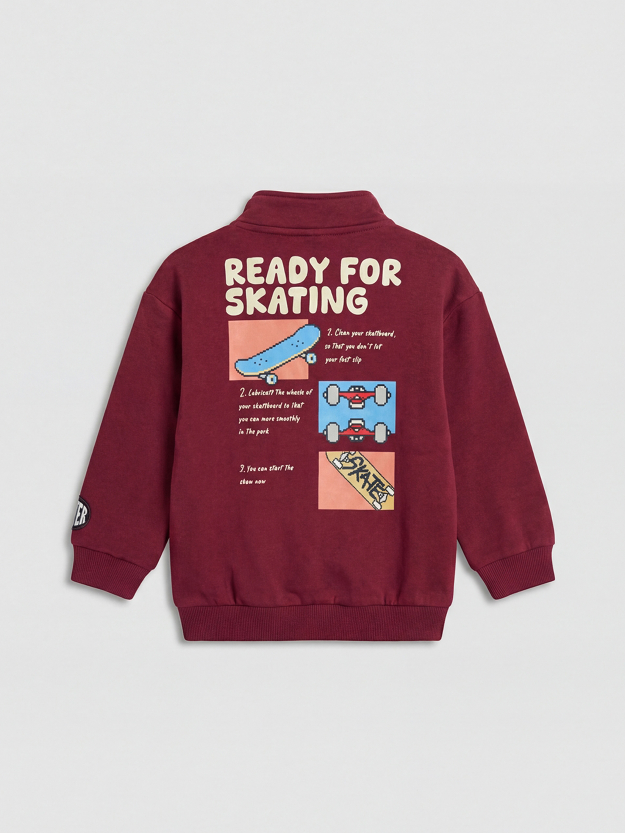 Boy BORDEAUX Sweatshirt-1