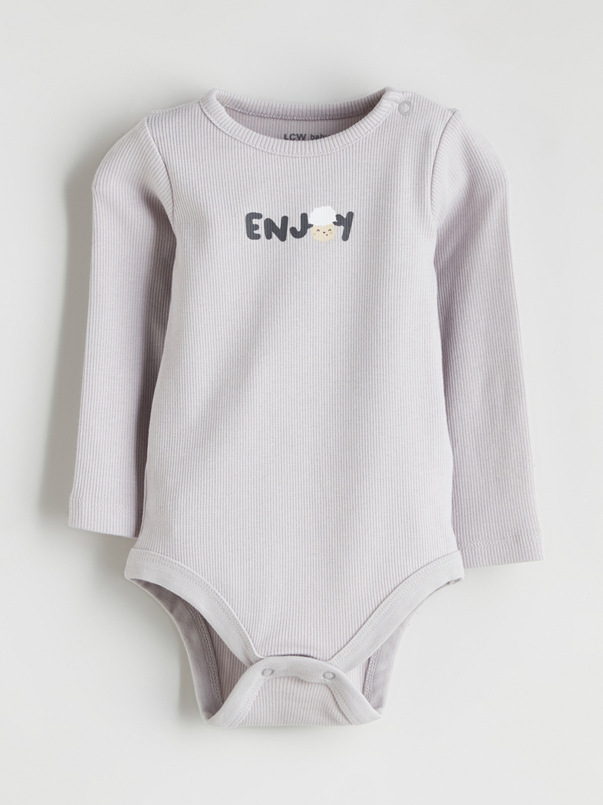 LCW baby Bisiklet Yaka Erkek Bebek Zıbın
