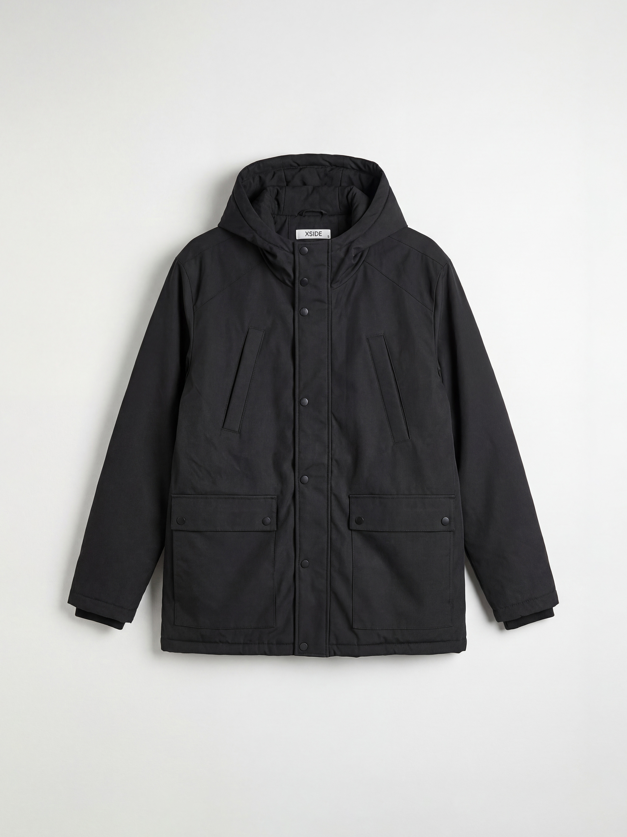 XSIDE Standart Kalıp Kapüşonlu Erkek Mont - W5BA74Z8-CVL