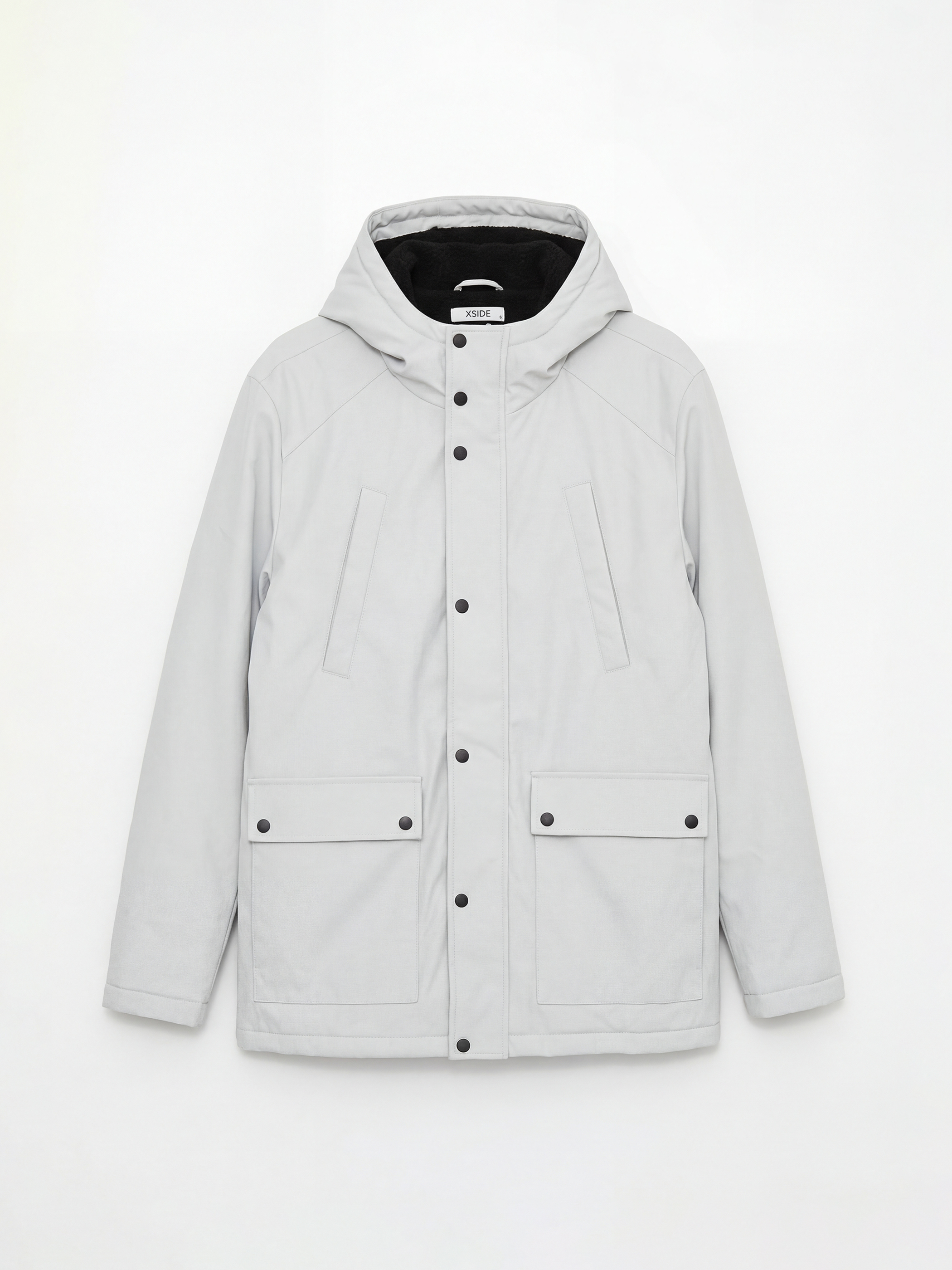 XSIDE Standart Kalıp Kapüşonlu Erkek Mont - W5BA74Z8-VD7