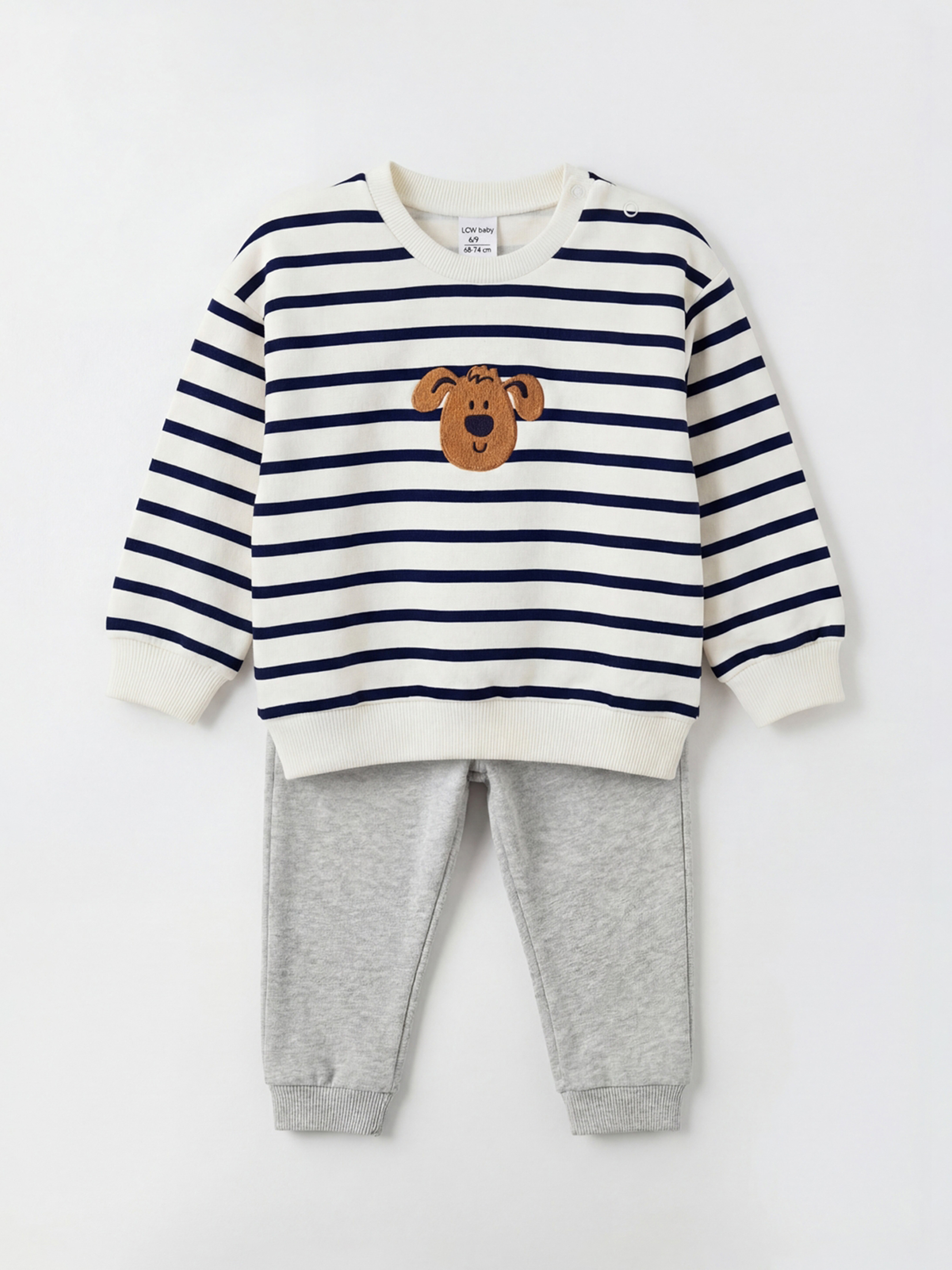 LCW baby Baby Boy BEIGE Set - W5BC56Z1-LE4